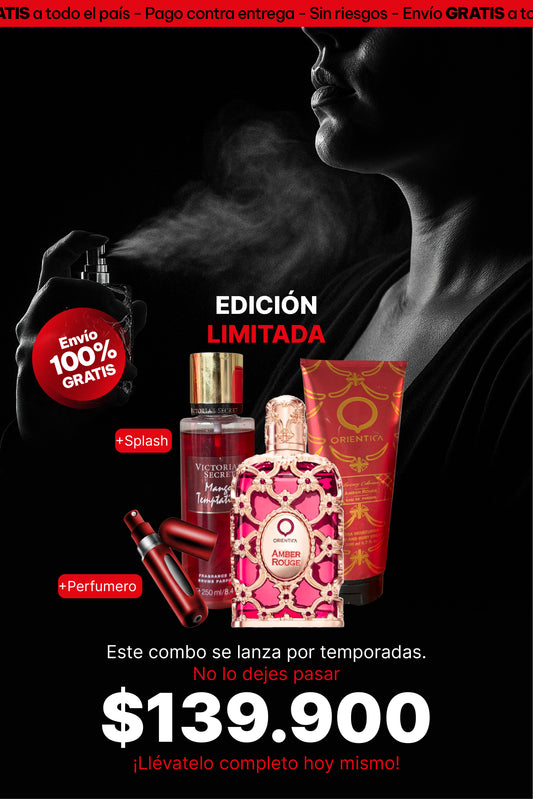 Orientica estuche + crema, splash y perfumero